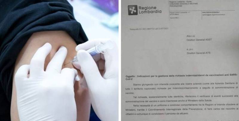 Regione Lombardia, boom di richieste indennizzo vaccino - Il Paragone
