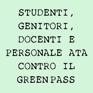 Telegram: Contact @Studenti_Docenti_ATA_NOGREENPASS