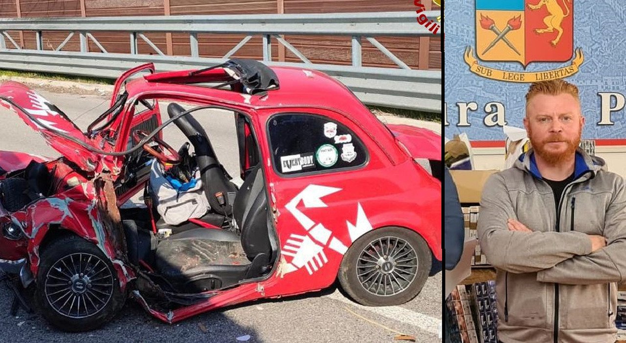 Malore in Tangenziale, si schianta con la Fiat 500 storica contro un Suv: muore poliziotto di 41 anni