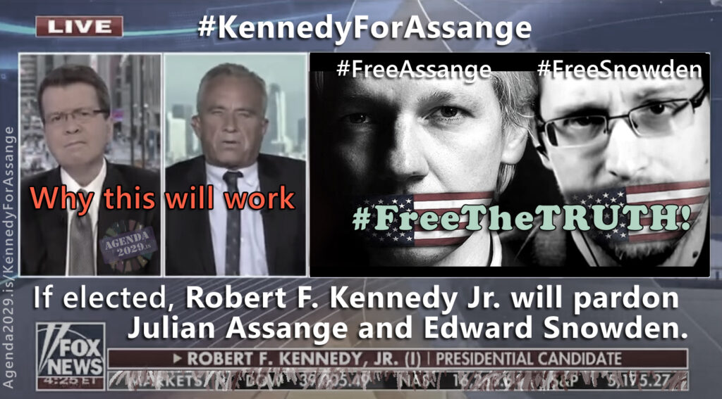 Robert F. Kennedy Jr. perdonerà Assange e Snowden, una volta eletto presidente degli Stati Uniti. (EN►DE/EN/ES/FR/IT/NL) | Agenda2029 · is